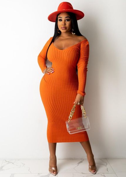casual dresses 2021 autumn and winter women's fashion solid color big v-neck strapless long-sleeved threaded slim midi skirt dress, Black;gray
casual dresses 2021 autumn and winter women's fashion solid color big v-neck strapless long-sleeved threaded slim midi skirt dress, Black;gray