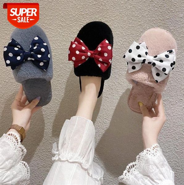 bowknot plush slippers female korean version baotou round head soft bottom, outer wear cotton shoes #cf1y, Black
bowknot plush slippers female korean version baotou round head soft bottom, outer wear cotton shoes #cf1y, Black