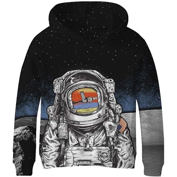 black spaceman pattern novelty hoodie for boys and girls 3d printing pullover hooded sweatshirt with pocket 100-160
black spaceman pattern novelty hoodie for boys and girls 3d printing pullover hooded sweatshirt with pocket 100-160