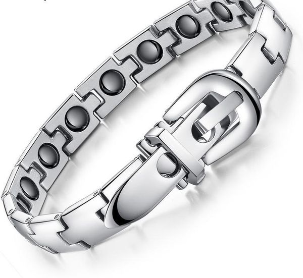 fashion jewelry korean version wholesale health magnet generous bracelet 16 link, chain, Black
fashion jewelry korean version wholesale health magnet generous bracelet 16 link, chain, Black