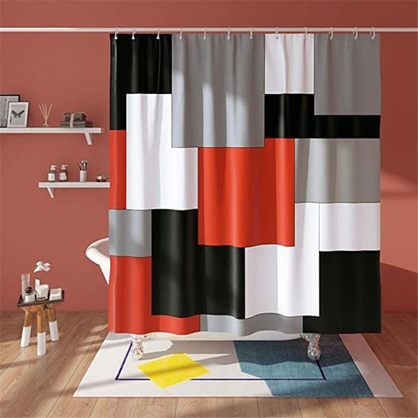 shower curtains irregular modern black red curtain grey cool geometric plaid bathroom decoration polyester waterproof
shower curtains irregular modern black red curtain grey cool geometric plaid bathroom decoration polyester waterproof