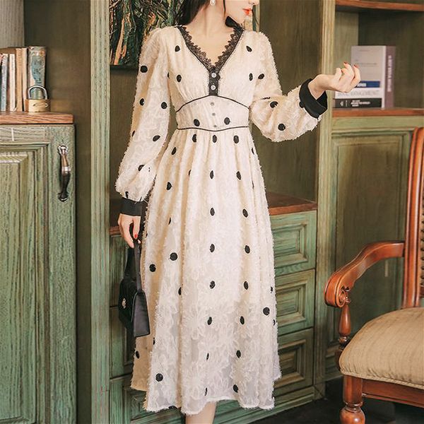 dresses vintage women french elegant retro evening party female puffer sleeve lace v-neck one-piece dress korean autumn, Black;gray
dresses vintage women french elegant retro evening party female puffer sleeve lace v-neck one-piece dress korean autumn, Black;gray