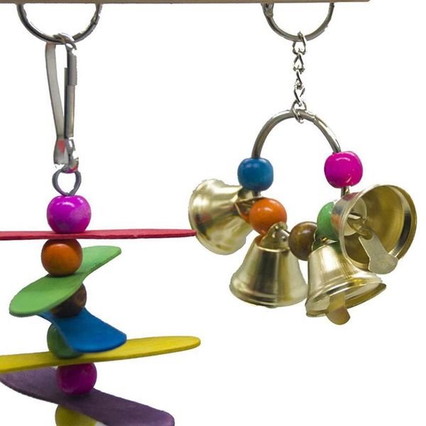 other bird supplies wooden parrot toys swings exercise climbing hanging ladder bridge rainbow pet macaw hammock toy with bells
other bird supplies wooden parrot toys swings exercise climbing hanging ladder bridge rainbow pet macaw hammock toy with bells