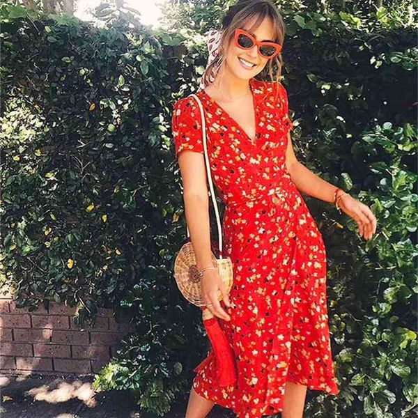 boho inspired wild cherry printed wrap summer dress short sleeve v-neck sashes midi dress female chiffon party women vestidos 210331, Black;gray
boho inspired wild cherry printed wrap summer dress short sleeve v-neck sashes midi dress female chiffon party women vestidos 210331, Black;gray