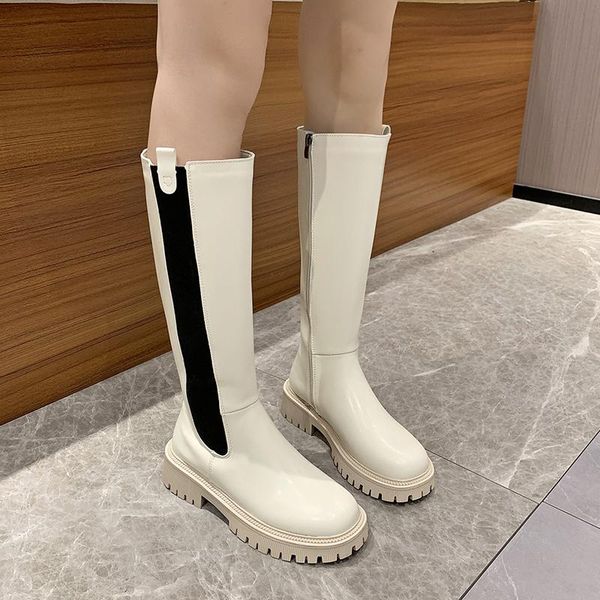 boots 2021 winter keep warm high fashion women back zipper chunky heels platform casual knee boot woman round head, Black
boots 2021 winter keep warm high fashion women back zipper chunky heels platform casual knee boot woman round head, Black