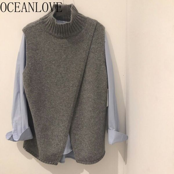 turtleneck pull femme hiver solid vintage all match ins fashion sweaters korean style autumn winter vests 18936 210415, Black;white
turtleneck pull femme hiver solid vintage all match ins fashion sweaters korean style autumn winter vests 18936 210415, Black;white