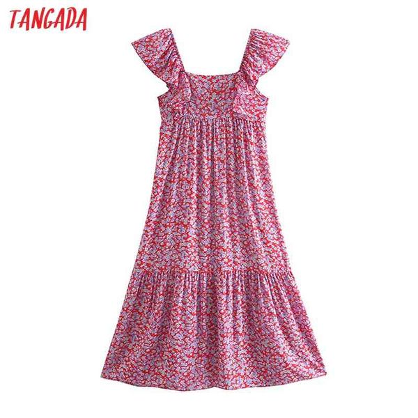 fashion women red flowers print summer ruffles sleeve backless female casual long dress 4n57 210416, Black;gray
fashion women red flowers print summer ruffles sleeve backless female casual long dress 4n57 210416, Black;gray