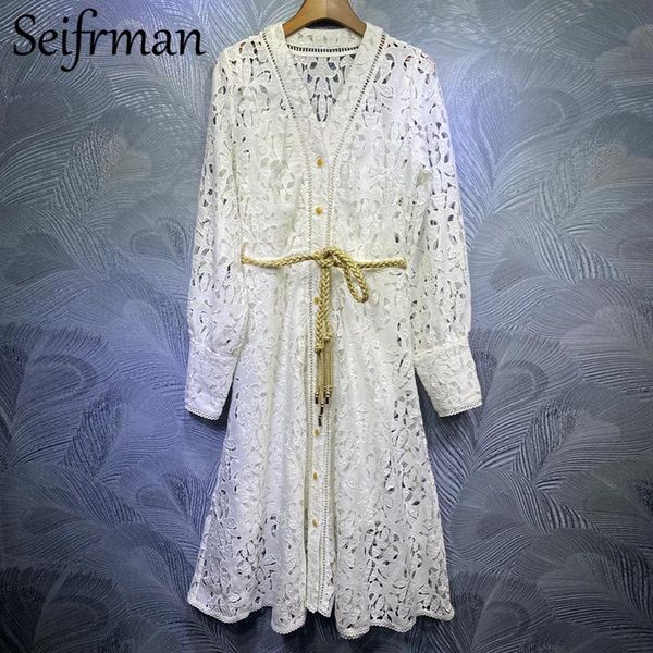 casual dresses seifrman autumn women fashion designer party midi dress bow lace hollow out lantern sleeve solid printed ladies a-line, Black;gray
casual dresses seifrman autumn women fashion designer party midi dress bow lace hollow out lantern sleeve solid printed ladies a-line, Black;gray
