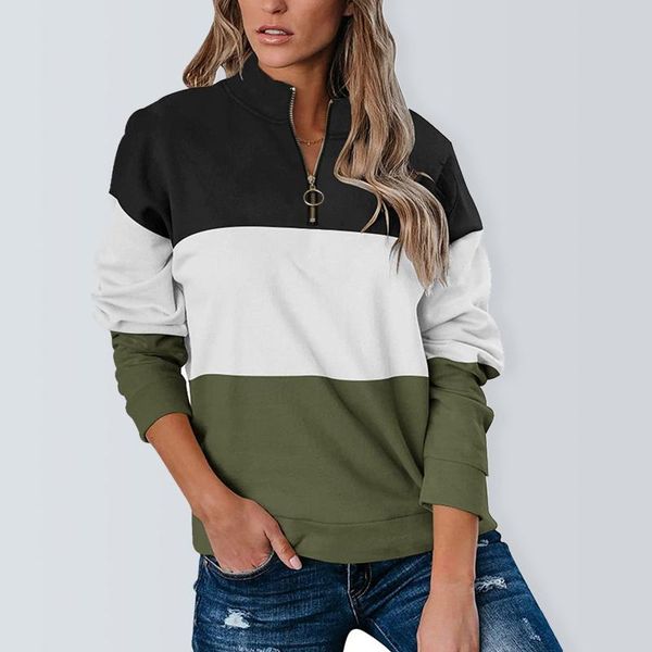 women's hoodies & sweatshirts fashion patchwork zipper hoodie women sweatshirt autumn long sleeve pullovers color block lightweight cas, Black
women's hoodies & sweatshirts fashion patchwork zipper hoodie women sweatshirt autumn long sleeve pullovers color block lightweight cas, Black