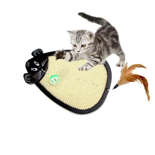 pet cat toy interactive mouse type natural sisal belt ball feather scratch board springboard toys gatos
pet cat toy interactive mouse type natural sisal belt ball feather scratch board springboard toys gatos