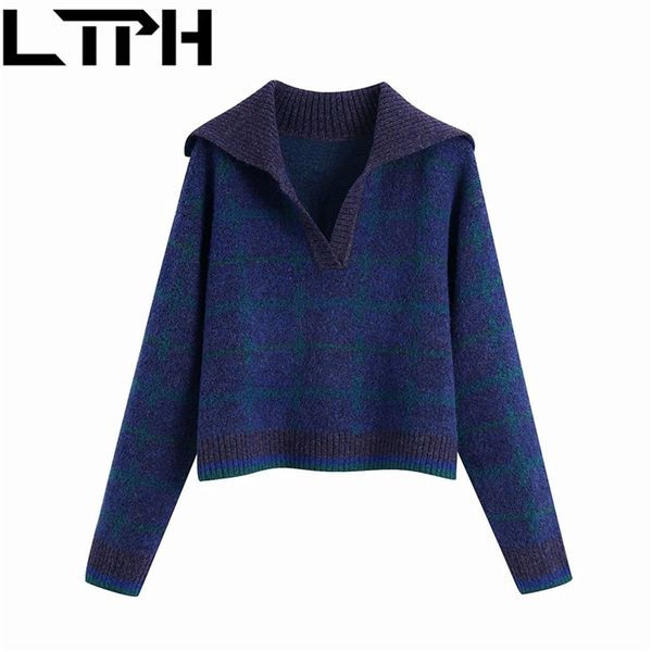 ltph plaid lapel long sleeve knitted pullover women sweaters fashion personality pullovers sweater spring autumn 210423, White
ltph plaid lapel long sleeve knitted pullover women sweaters fashion personality pullovers sweater spring autumn 210423, White