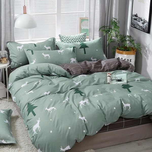 bedding sets green cartoon tree deer grey luxury comforter set modern fashion king twin size bed linen duvet cover gift
bedding sets green cartoon tree deer grey luxury comforter set modern fashion king twin size bed linen duvet cover gift