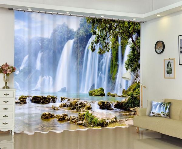 landscape waterfall curtains sunshade window custom-made size for living room curtain & drapes
landscape waterfall curtains sunshade window custom-made size for living room curtain & drapes