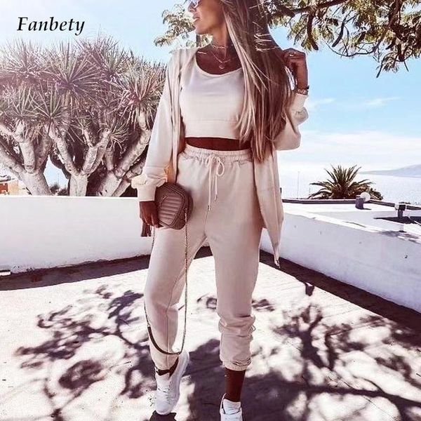 women's two piece pants autumn winter women casual three sets slim long lace-up pants+short hooded jacket suits warm fashion sportwears, White
women's two piece pants autumn winter women casual three sets slim long lace-up pants+short hooded jacket suits warm fashion sportwears, White