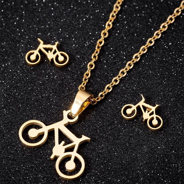 necklace set fashion chain women bicycle pendant gold men stainless steel statement simple jewelry on the neck necklaces, Silver
necklace set fashion chain women bicycle pendant gold men stainless steel statement simple jewelry on the neck necklaces, Silver