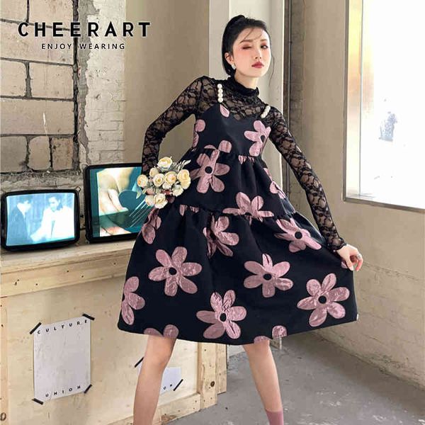 jacquard pearl spaghetti strap dress vintage floral black pink long ladies cute cami korean fashion clothing 210427, Black;gray
jacquard pearl spaghetti strap dress vintage floral black pink long ladies cute cami korean fashion clothing 210427, Black;gray