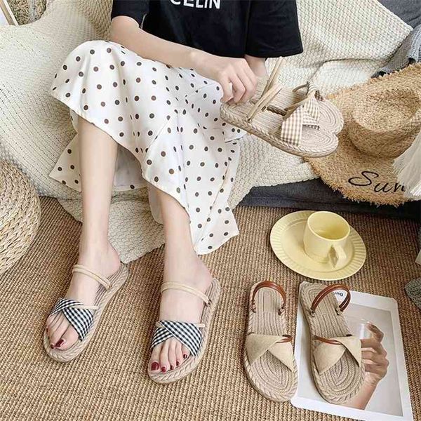summer casual outdoor women slippers faux hemp sole flat heel non slip open toe leisure beach ladies shoes elegant whosale 210619, Black
summer casual outdoor women slippers faux hemp sole flat heel non slip open toe leisure beach ladies shoes elegant whosale 210619, Black