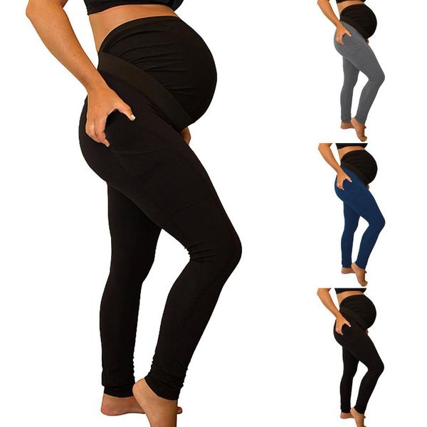 maternity bottoms leggings women's high elasticity pregnant supporting abdomen pockets sports yoga pants shaping postpartum trousers, White
maternity bottoms leggings women's high elasticity pregnant supporting abdomen pockets sports yoga pants shaping postpartum trousers, White