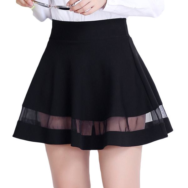 skirt spring summer half-length a- line dress full high waist pleated mesh stitching bottom gothic, Black
skirt spring summer half-length a- line dress full high waist pleated mesh stitching bottom gothic, Black