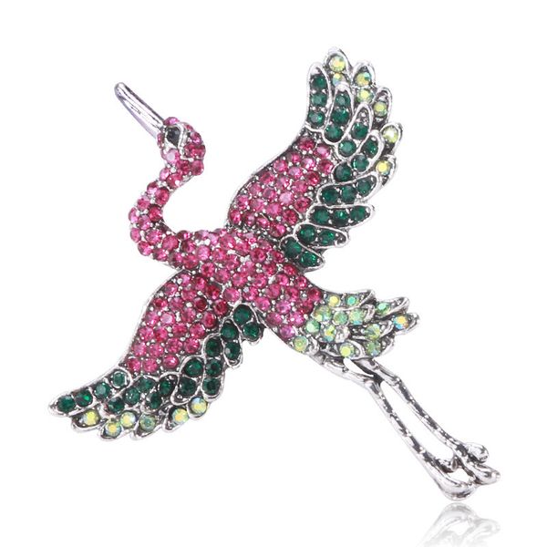 factory creative animal brooch full of diamond crane brooch clothing accessories pin christmas
factory creative animal brooch full of diamond crane brooch clothing accessories pin christmas