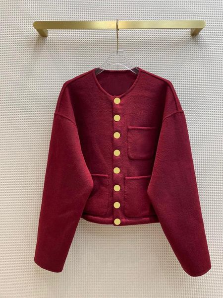 women's jackets fashion claret 80% wool coats women 3d cut o-neck long sleeve big pocket tweed autumn 2021, Black;brown
women's jackets fashion claret 80% wool coats women 3d cut o-neck long sleeve big pocket tweed autumn 2021, Black;brown