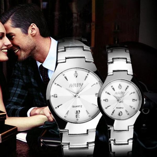 wristwatches nary fashion luxury couples watch single calendar inlaid diamond tungsten steel waterproof quartz men and women, Slivery;brown
wristwatches nary fashion luxury couples watch single calendar inlaid diamond tungsten steel waterproof quartz men and women, Slivery;brown