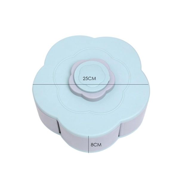 gift wrap petal shape rotating dry nuts snack serving tray five grid compartments creative candy plate for box
gift wrap petal shape rotating dry nuts snack serving tray five grid compartments creative candy plate for box