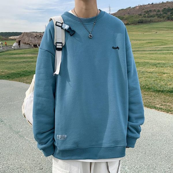 men's hoodies & sweatshirts mens solid color crewneck for teenage fall fashion trends basic clothes pullover casual street, Black
men's hoodies & sweatshirts mens solid color crewneck for teenage fall fashion trends basic clothes pullover casual street, Black