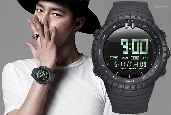 sports watch luminous led digital watches for men glass dial 50m waterproof silicone strap wristwatch clock relogio masculino wristwatches, Slivery;brown
sports watch luminous led digital watches for men glass dial 50m waterproof silicone strap wristwatch clock relogio masculino wristwatches, Slivery;brown