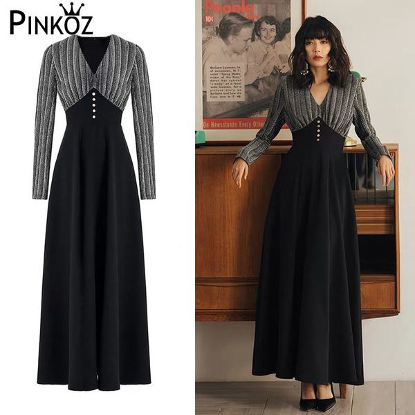 brand long dress spring fashion evening party maxi women v-neck striped print patchwork vintage 210421, White
brand long dress spring fashion evening party maxi women v-neck striped print patchwork vintage 210421, White