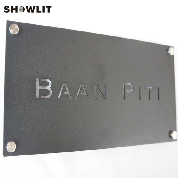 custom family name plate black stainless steel laser cutting plaque available other door hardware
custom family name plate black stainless steel laser cutting plaque available other door hardware
