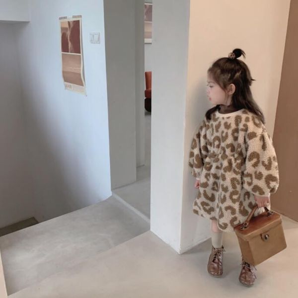 girl's dresses 2021 style girls leopard thicken dress fashion winter cotton 1-8 years hs282, Red;yellow
girl's dresses 2021 style girls leopard thicken dress fashion winter cotton 1-8 years hs282, Red;yellow