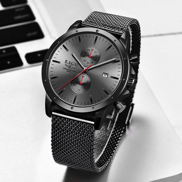 wristwatches lige men classic business watches waterproof quartz analog wristwatch full steel male clock relogio masculino+box, Slivery;brown
wristwatches lige men classic business watches waterproof quartz analog wristwatch full steel male clock relogio masculino+box, Slivery;brown