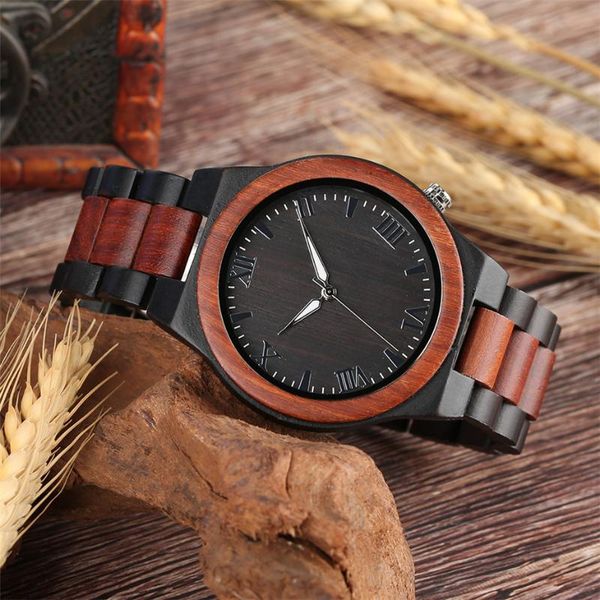 wristwatches luxury ebony mens watch quartz roman numerals analog full wooden wrist watches item business man clock reloj de los hombres, Slivery;brown
wristwatches luxury ebony mens watch quartz roman numerals analog full wooden wrist watches item business man clock reloj de los hombres, Slivery;brown