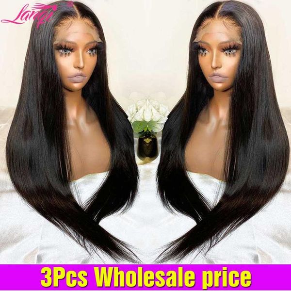 lace wigs lanqi 3pcs wholesale brazilian bone straight front wig pre plucked frontal human hair for women, Black;brown
lace wigs lanqi 3pcs wholesale brazilian bone straight front wig pre plucked frontal human hair for women, Black;brown