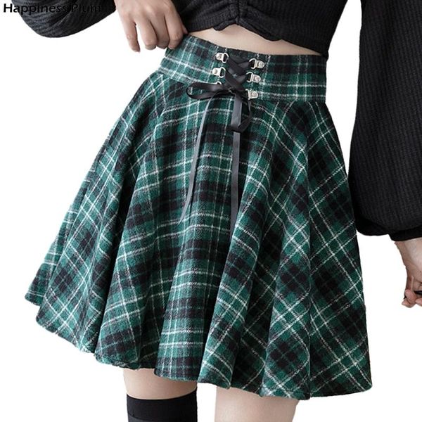 skirts gothic punk harajuku women plaid print skirt lace up hip hop winter casual green grey red pleated woolen skater, Black
skirts gothic punk harajuku women plaid print skirt lace up hip hop winter casual green grey red pleated woolen skater, Black