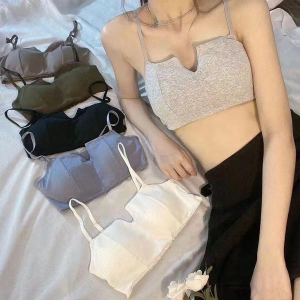 bustiers & corsets no steel ring bra leisure pure cotton strap tube anti-exposure integrated underwear woman beauty back chest wrap girl, Black;white
bustiers & corsets no steel ring bra leisure pure cotton strap tube anti-exposure integrated underwear woman beauty back chest wrap girl, Black;white