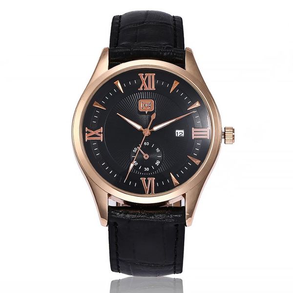wristwatches men business date watch luxury leather sport quartz roma dial clock wrist watches relogio masculino, Slivery;brown 
wristwatches men business date watch luxury leather sport quartz roma dial clock wrist watches relogio masculino, Slivery;brown