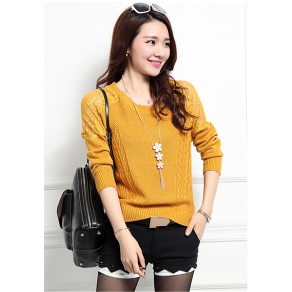 2021 new spring autumn womens fashion sweater long-sleeved lace stitching casual hollow pullovers sweater female knitwear w370, White;black
2021 new spring autumn womens fashion sweater long-sleeved lace stitching casual hollow pullovers sweater female knitwear w370, White;black