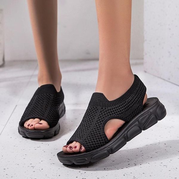 summer women's sandal peep-toe wedged-sole shoe weaving sneaker 35-43 zapatos mujer sandals, Black
summer women's sandal peep-toe wedged-sole shoe weaving sneaker 35-43 zapatos mujer sandals, Black