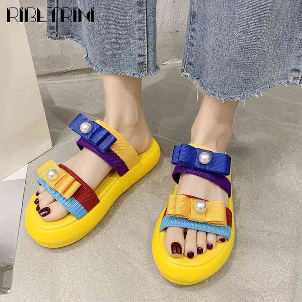 sandals summer sweet platform shoes ins fashion bright mixed-color women cute butterfly-knot slides, Black
sandals summer sweet platform shoes ins fashion bright mixed-color women cute butterfly-knot slides, Black