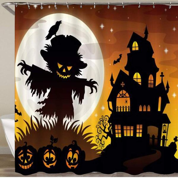shower curtain,halloween moon scarecrow crow pumpkin lantern house bat,polyester fabric waterproof bath curtains hooks included
shower curtain,halloween moon scarecrow crow pumpkin lantern house bat,polyester fabric waterproof bath curtains hooks included