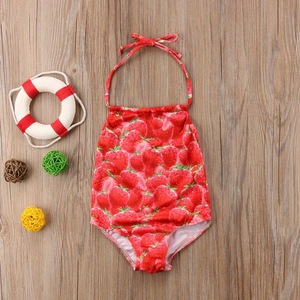 one-piece suits cute baby girls kids swimsuit strawberry pineapple print swimwear halter bandage bikini backless bathing suit toddler beachw
one-piece suits cute baby girls kids swimsuit strawberry pineapple print swimwear halter bandage bikini backless bathing suit toddler beachw