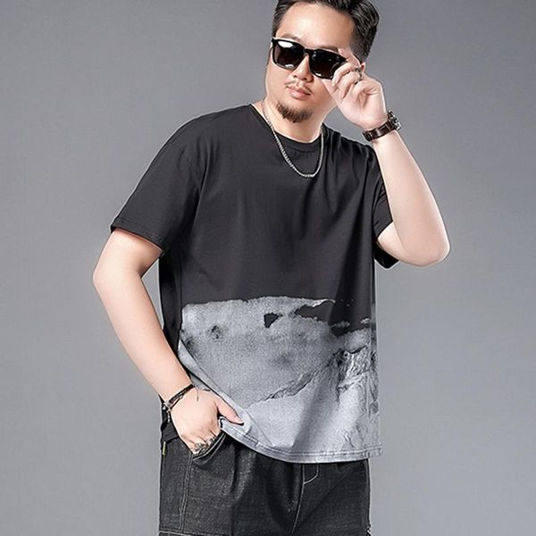 summer men t-shirt snow mountain print trend short sleeve cotton round neck high street fashion clothing men's t-shirts, White;black
summer men t-shirt snow mountain print trend short sleeve cotton round neck high street fashion clothing men's t-shirts, White;black