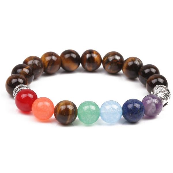 charm bracelets 7 chakra bracelet man tiger eye bead healing balance beads reiki buddha prayer natural stone yoga for women, Golden;silver
charm bracelets 7 chakra bracelet man tiger eye bead healing balance beads reiki buddha prayer natural stone yoga for women, Golden;silver