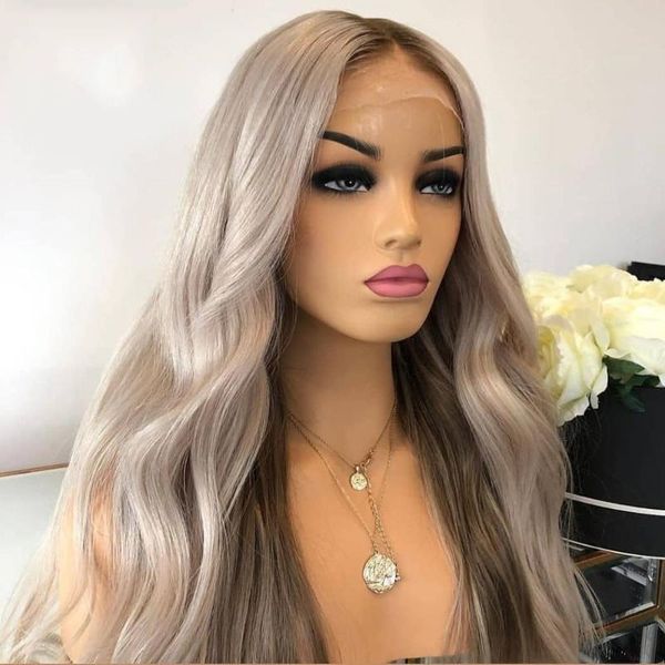 ombre ash grey long remy transparent loose wave pre-plucked 13x6 lace front human hair wigs for women with babyhair 150% density, Black;brown
ombre ash grey long remy transparent loose wave pre-plucked 13x6 lace front human hair wigs for women with babyhair 150% density, Black;brown