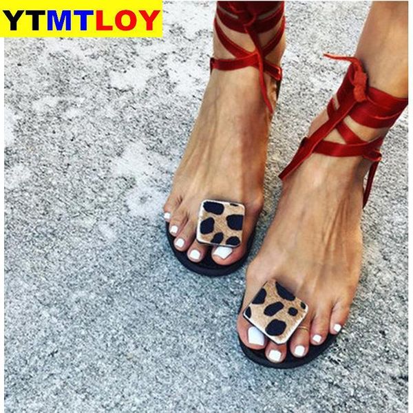 women summer flat sandals leopard print handmade open toe flip-flops plus size ankle strap casual with, Black
women summer flat sandals leopard print handmade open toe flip-flops plus size ankle strap casual with, Black