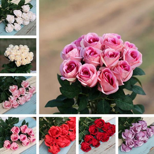 decorative flowers & wreaths 18pcs fake single stem rose 18.9" length simulation autumn roses half open for diy bridal bouquet accessor
decorative flowers & wreaths 18pcs fake single stem rose 18.9" length simulation autumn roses half open for diy bridal bouquet accessor