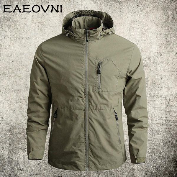 men's jackets eaeovni spring autumn mens softshell jacket sports outdoor tactical men hooded windbreaker windproof outwear coats, Black;brown
men's jackets eaeovni spring autumn mens softshell jacket sports outdoor tactical men hooded windbreaker windproof outwear coats, Black;brown