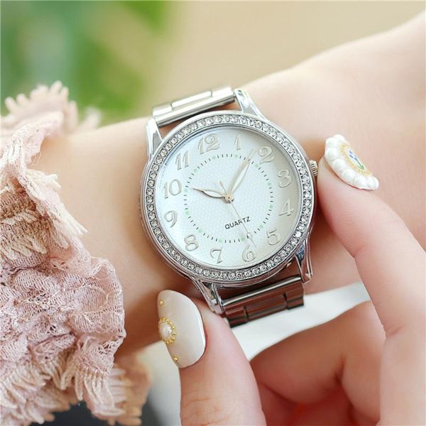 wristwatches fashion ladies quartz watch bracelet set luxury watches stainless steel dial casual bracele for women, Slivery;brown
wristwatches fashion ladies quartz watch bracelet set luxury watches stainless steel dial casual bracele for women, Slivery;brown